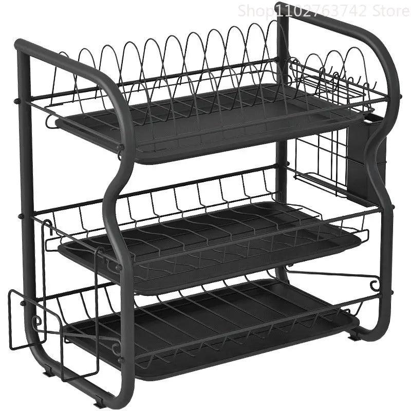 Stainless Steel & Bamboo Dish Racks for Efficient Kitchen Drying