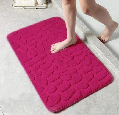 Cobblestone Embossed Bath Mat