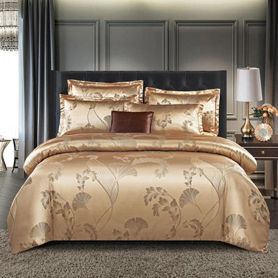 Satin Rayon Jacquard Duvet Cover