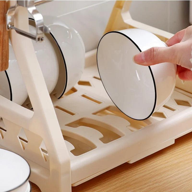 Double Layer Dish Drying Rack