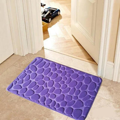 Cobblestone Embossed Bath Mat