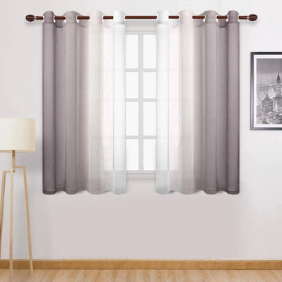 Modern Gradient Sheer Curtains