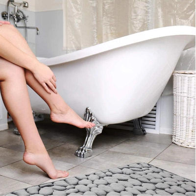 Cobblestone Embossed Bath Mat