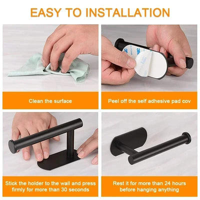 Self-Adhesive Wall-Mount Tissue Dispenser