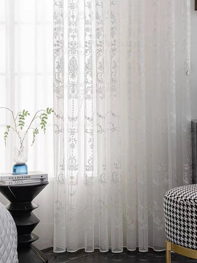 White Sheer Curtains