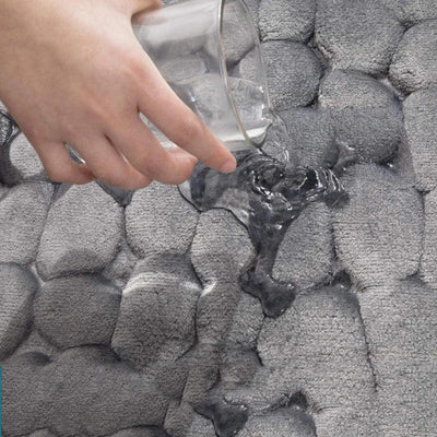 Cobblestone Embossed Bath Mat