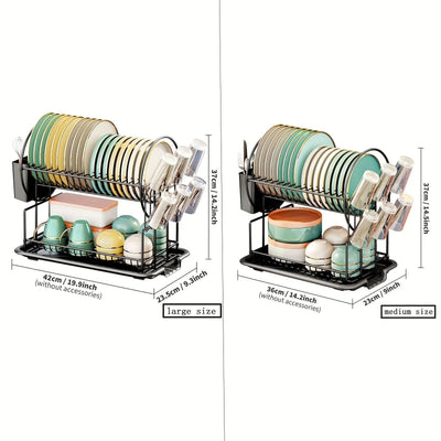 2-Tier Dish Drying Rack