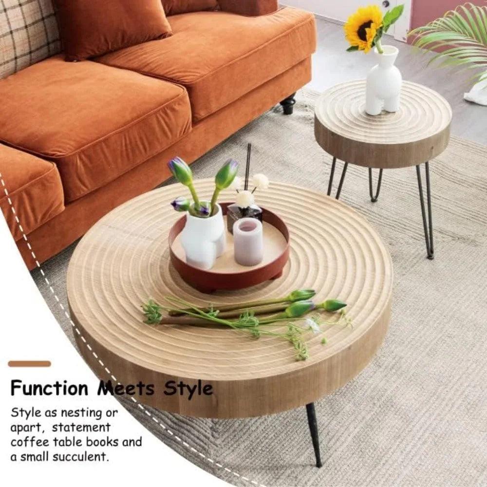 Modern Farmhouse Coffee Table Set