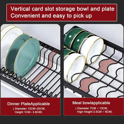 2-Tier Stainless Steel Dish Drying Rack