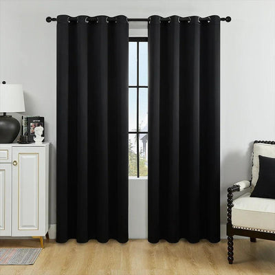 Solid Color Blackout Curtains