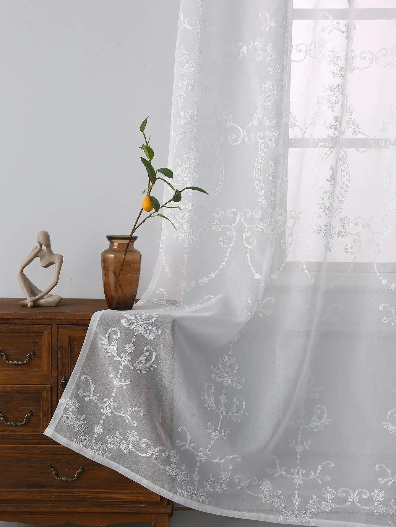 White Sheer Curtains