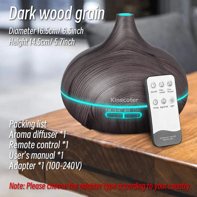 500ml Ultrasonic Essential Oil Diffuser