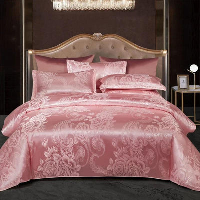 Satin Rayon Jacquard Duvet Cover