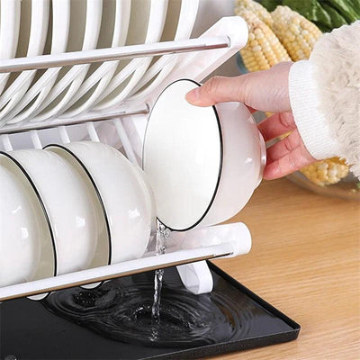 Double Layer Dish Drying Rack