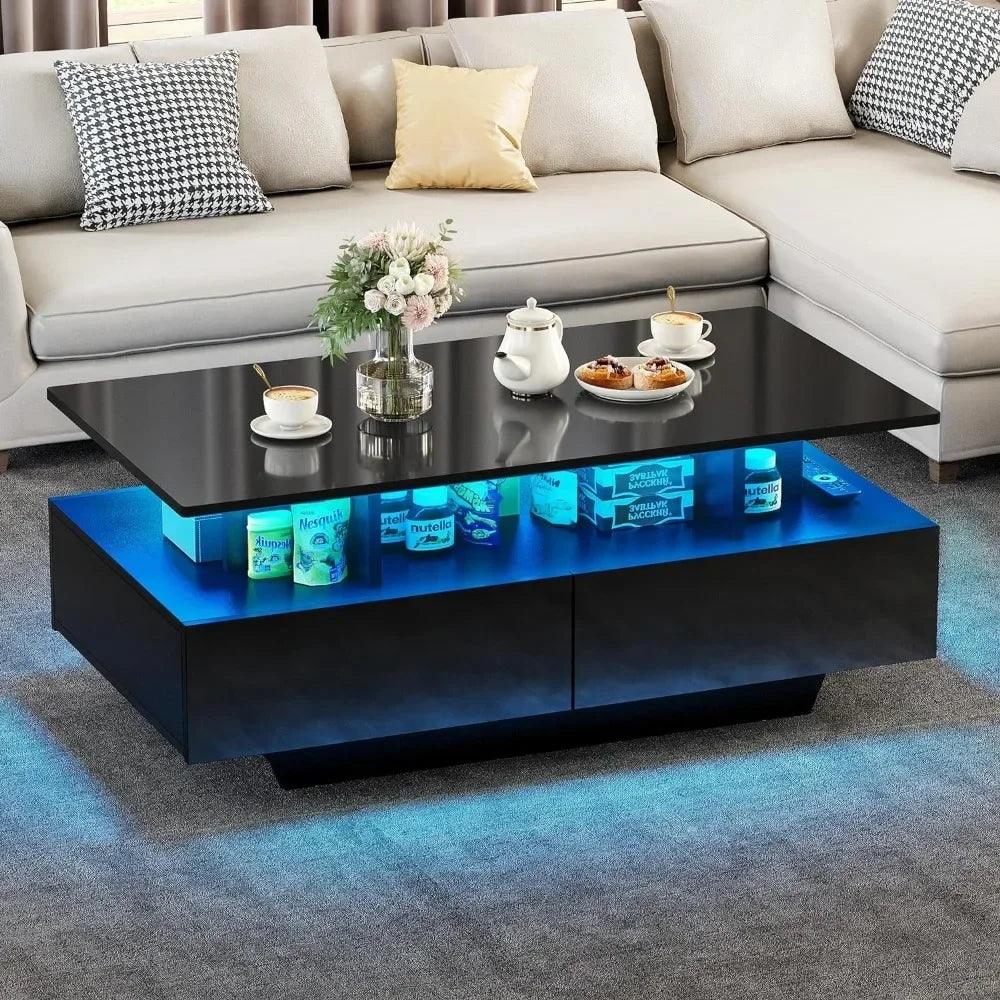 High Gloss Coffee Table for Living Room