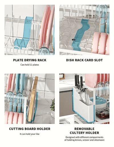 2-Tier Dish Drying Rack