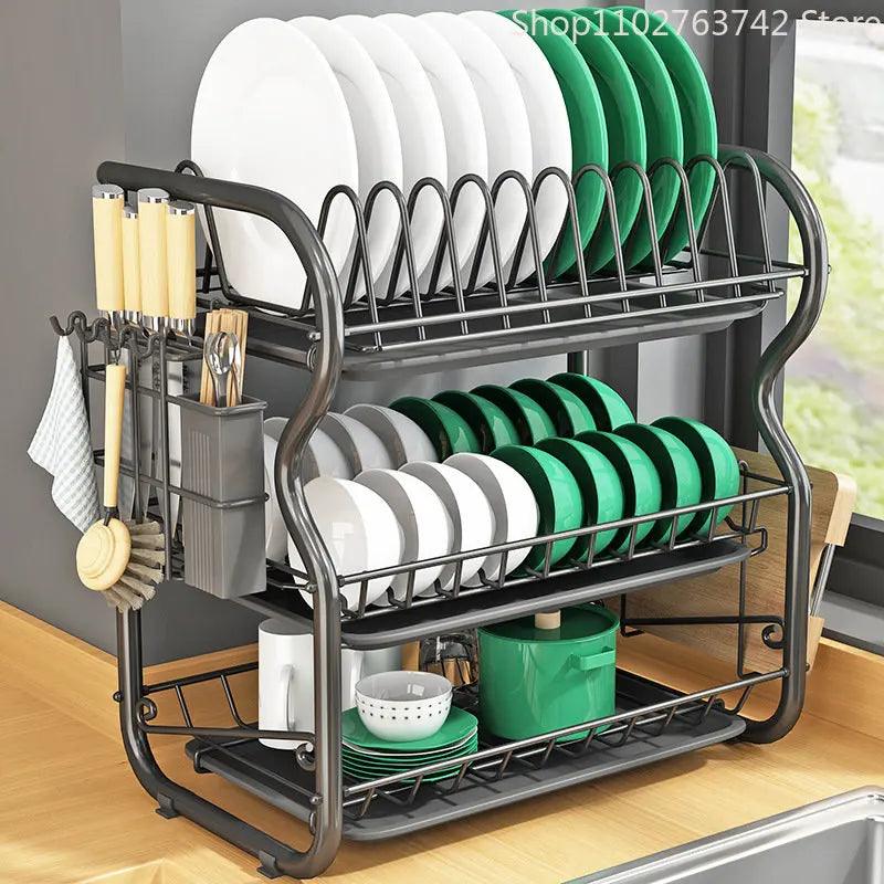 Stainless Steel Cutlery Rack