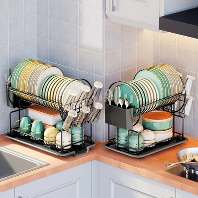 2-Tier Dish Drying Rack