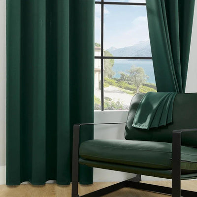 Solid Color Blackout Curtains