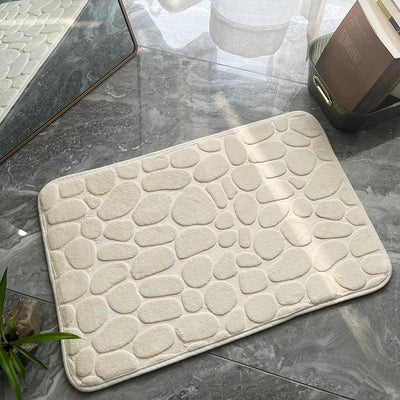 Cobblestone Embossed Bath Mat