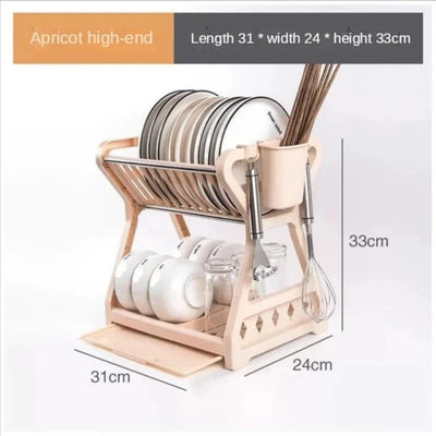 Double Layer Dish Drying Rack