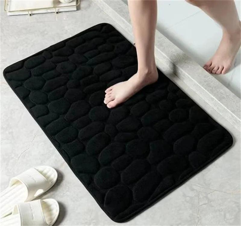 Cobblestone Embossed Bath Mat