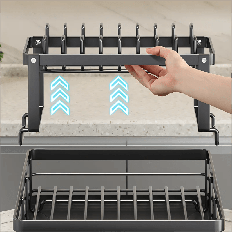 Adjustable Stainless Steel Dish Drying Rack