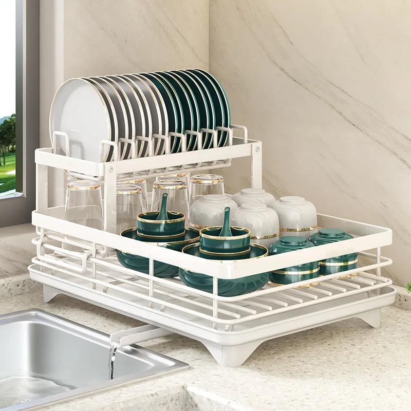 Adjustable Stainless Steel Dish Drying Rack