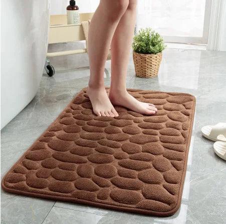 Cobblestone Embossed Bath Mat