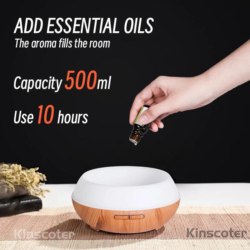 500ml Ultrasonic Essential Oil Diffuser