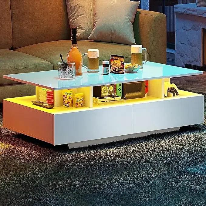 High Gloss Coffee Table for Living Room